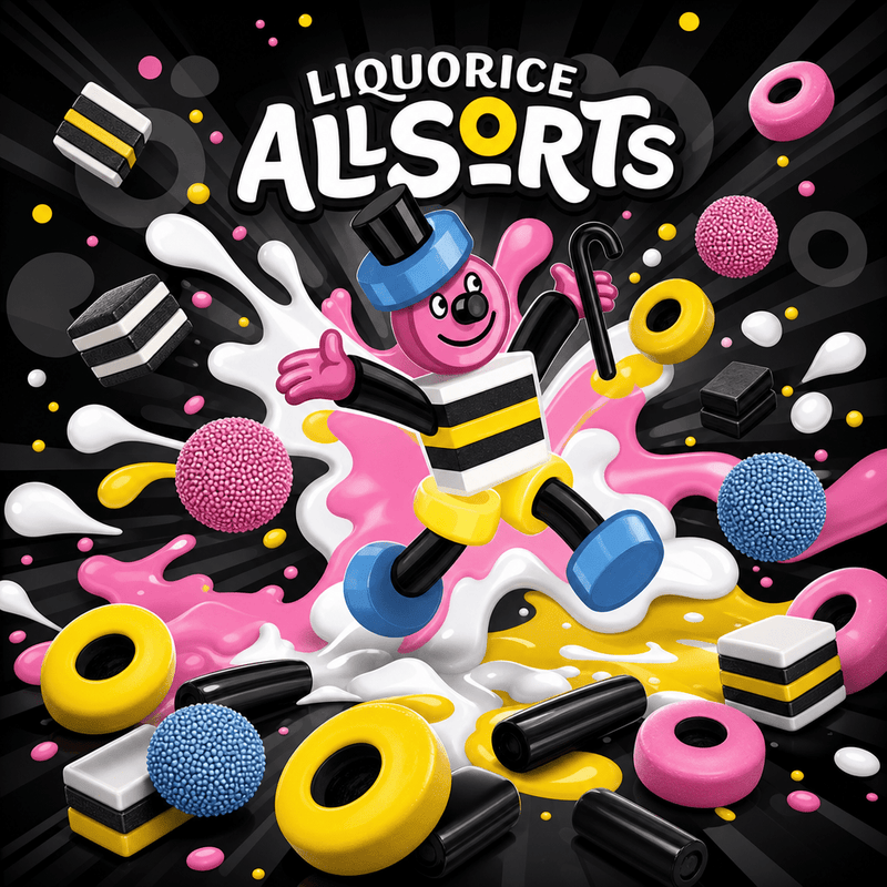 Maynards Bassetts Liquorice Allsorts Share Bag 110g