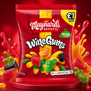 Maynards Bassetts Wine Gums Candy Bag 110g