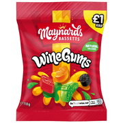Maynards Bassetts Wine Gums Candy Bag 110g
