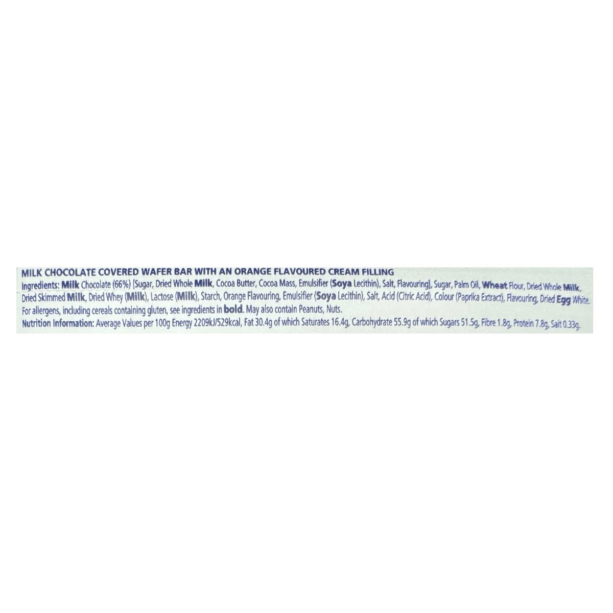 McVitie's Club Layers Orange Milk Chocolate Wafer Bar 39g — Happy Candy ...