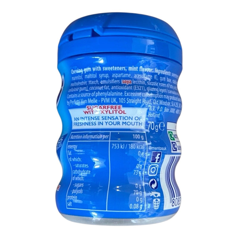 Mentos 35 Piece Chewing Gum Pure Fresh Mint 70g - Happy Candy UK LTD