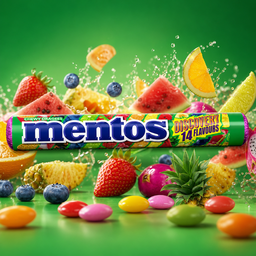 Mentos Discovery Chewy Dragees Roll 38g