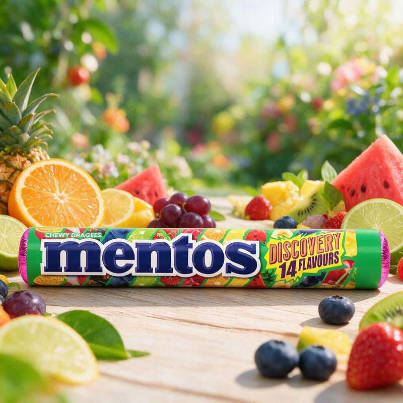 Mentos Discovery Chewy Dragees Roll 38g