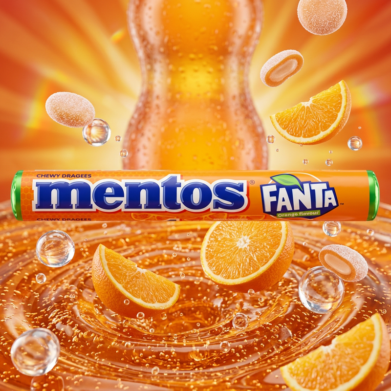 Mentos LIMITED EDITION Fanta Orange 37.5g