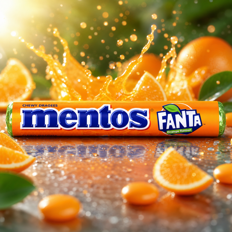 Mentos LIMITED EDITION Fanta Orange 37.5g