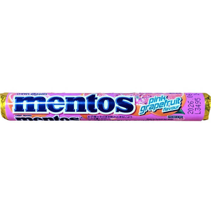 Mentos Pink Grapefruit (JAPAN) 37.5g - Happy Candy UK LTD