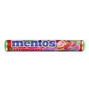 Mentos STRAWBERRY MIX Chewy Dragees Roll 37.5g