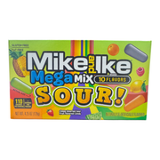 Mike And Ike Mega Mix Sour 10 Flavour Theatre Box 120g