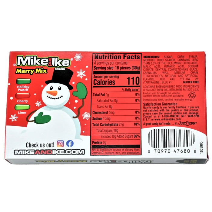 Mike and Ike MERRY MIX (USA) 120g - Happy Candy UK LTD