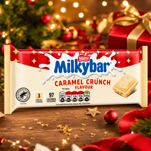 Milkybar Christmas Caramel Crunch Block Bar 90G
