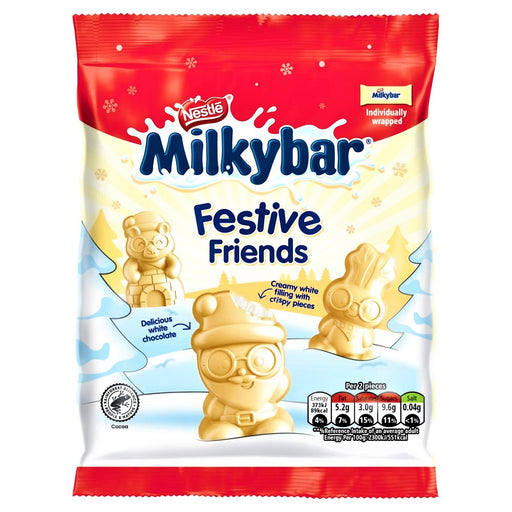 Milkybar Festive Friends White Chocolate Sharing Bag 57g - Happy Candy UK LTD