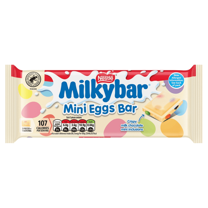 Milkybar Mini Eggs White Chocolate Bar 100g