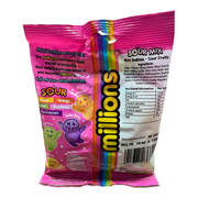 Millions Mini Jelly Babies Sour Mix Bag 100g