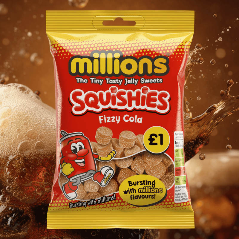 Millions Squishies Cola Bag 100g