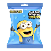 MINIONS Sour Blue Raspberry Bon Bons Bag 90g