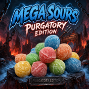 Mixed Fruit Mega Sours PURGATORY EDITION 20 Pack