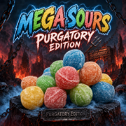 Mixed Fruit Mega Sours PURGATORY EDITION 20 Pack