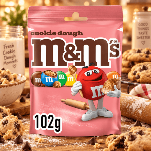 M&M's Cookie Dough Milk Chocolate Share Bag 102g