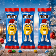 M&M's Crispy Chocolate Christmas Santa 3 Pack Treat 3x29g