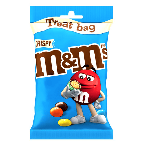 M&M's Crispy Milk Chocolate Bites Treat Bag 77g - Happy Candy UK LTD