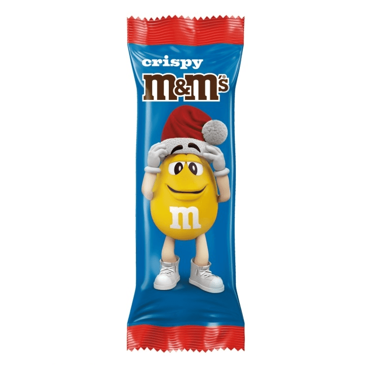 M&M's Crispy Milk Chocolate Christmas Santa Treat 29g