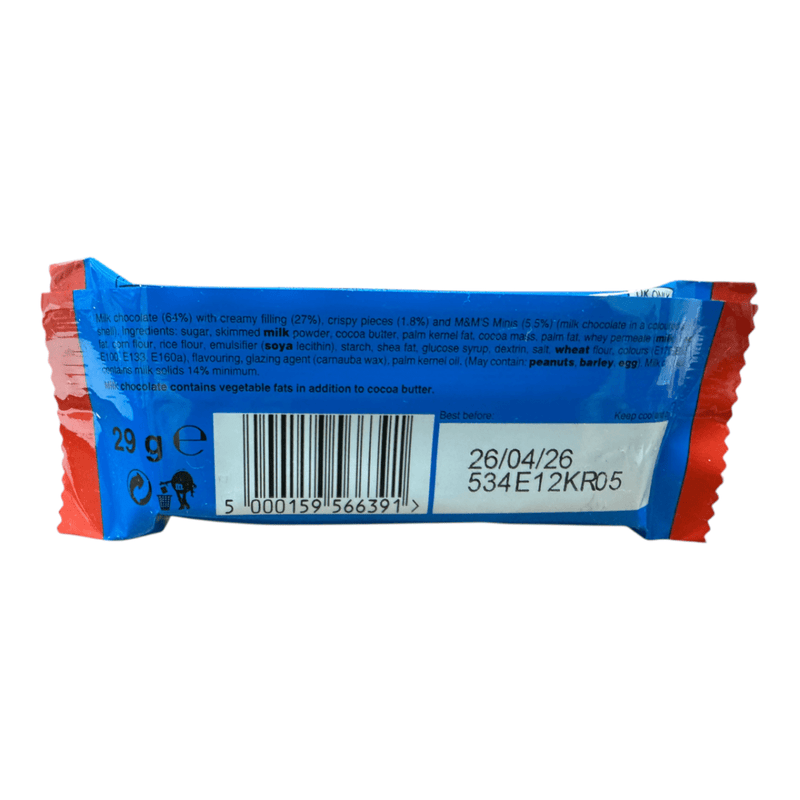 M&M's Crispy Milk Chocolate Christmas Santa Treat 29g