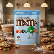 M&M's Crunchy Cookie Milk Chocolate (AUSTRALIA) Share Bag 120g