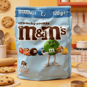 M&M's Crunchy Cookie Milk Chocolate (AUSTRALIA) Share Bag 120g