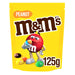 M&M's Crunchy Peanut & Milk Chocolate Bites Pouch Bag 125g - Happy Candy UK LTD