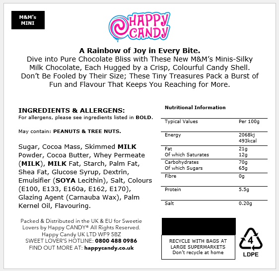 M&Ms Minis Chocolate