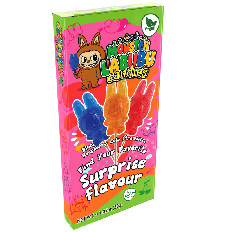 Monster Labubu Surprise Flavour Lollipop 30g
