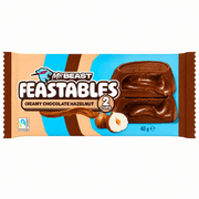 Mr Beast Feastables 2 Creamy Chocolate Hazelnut Cups 40g