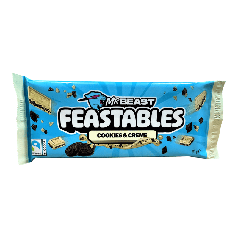 Mr Beast Feastables Cookies & Creme Bar 60g