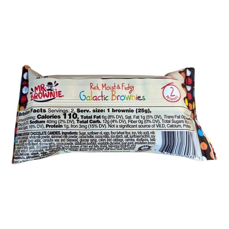 Mr Brownie GALACTIC BROWNIES 2 Pack 50g - Happy Candy UK LTD