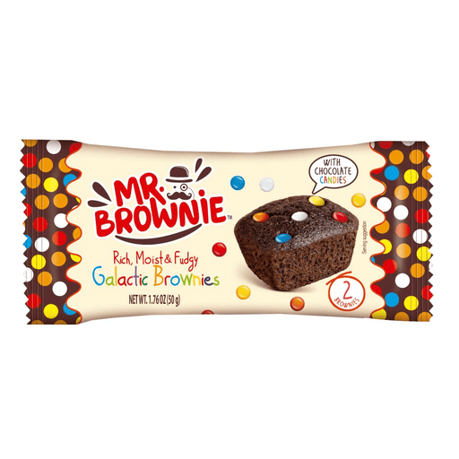 Mr Brownie GALACTIC BROWNIES 2 Pack 50g - Happy Candy UK LTD