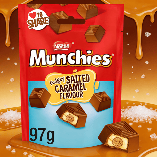 Munchies Fudgey Salted Caramel Flavour 97g