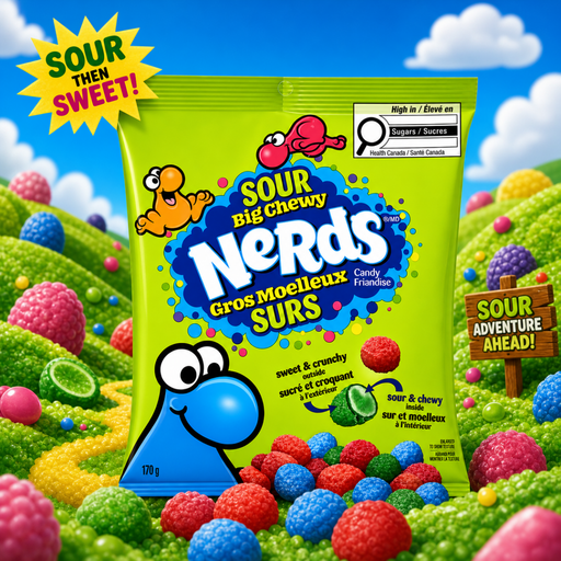 Nerds BIG CHEWY SOUR (USA) Share Bag 170g