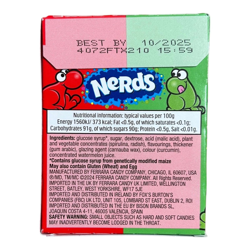 Nerds Candy Watermelon & Cherry 46.7g - Happy Candy UK LTD