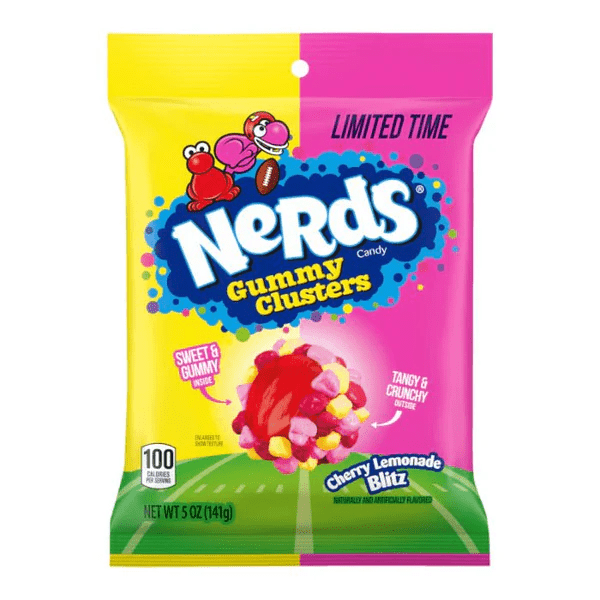 Nerds Gummy Clusters Cherry Lemonade Blitz LIMITED EDITION 142g