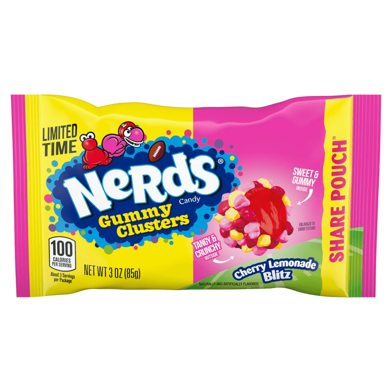 Nerds Gummy Clusters Cherry Lemonade Blitz LIMITED EDITION 85g