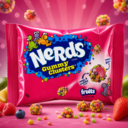 Nerds Gummy Clusters RAINBOW FRUITS Candy Bag 45g