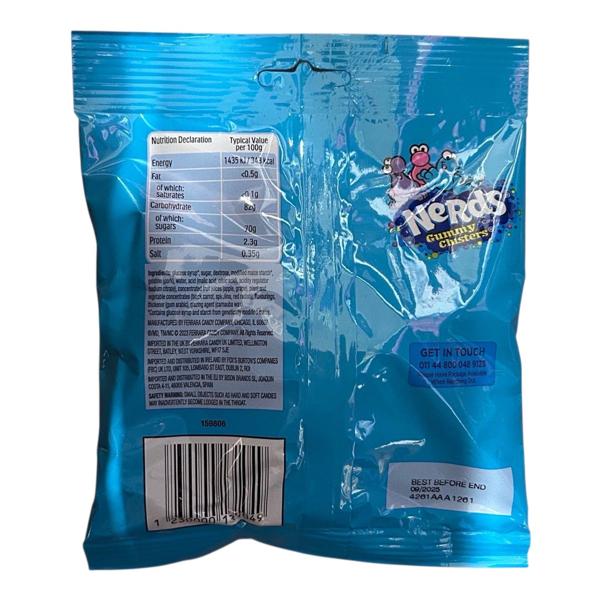 Nerds Gummy Clusters VERY BERRY 113g Share Bag — Happy Candy UK LTD