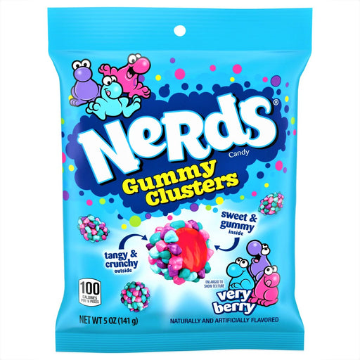 Nerds Gummy Clusters VERY BERRY 85g Share Bag - Happy Candy UK LTD