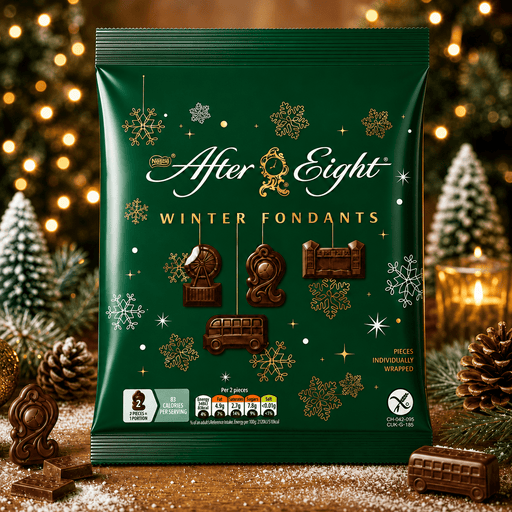 Nestle After Eight Winter Fondants Dark Mint Chocolates Bag 57g