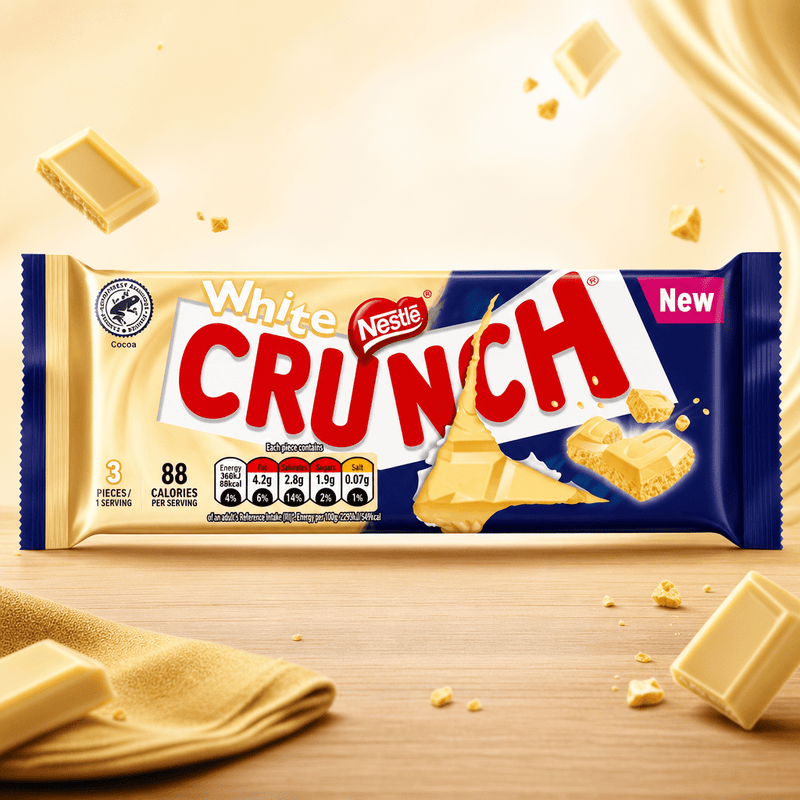 Nestle CRUNCH White Chocolate Sharing Bar 100g