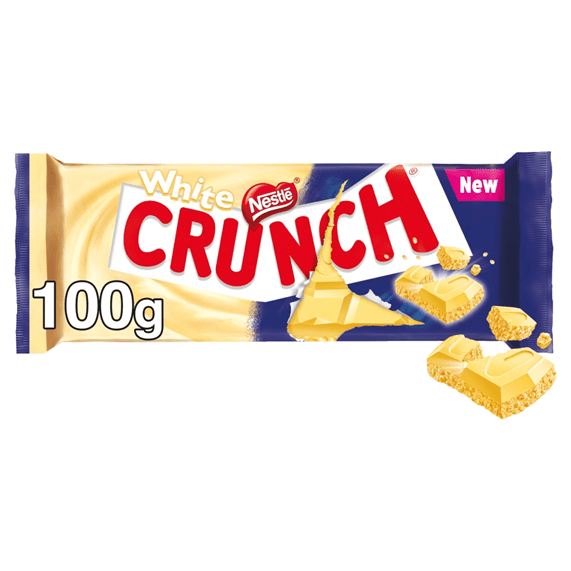 Nestle CRUNCH White Chocolate Sharing Bar 100g