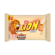 Nestle LION Bar WHITE Chocolate Bars 4 Pack Multipack (4x30g) 120g