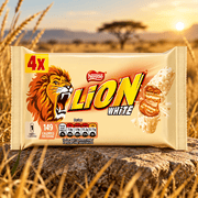 Nestle LION Bar WHITE Chocolate Bars 4 Pack Multipack (4x30g) 120g