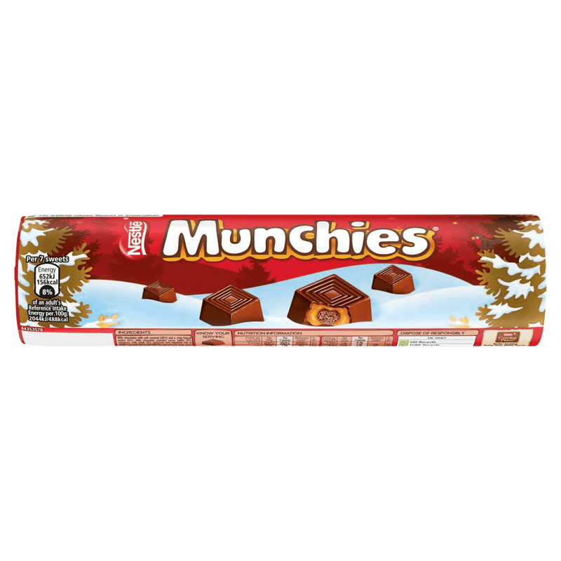 Nestle Munchies Milk Chocolate & Caramel Giant Tube 80g