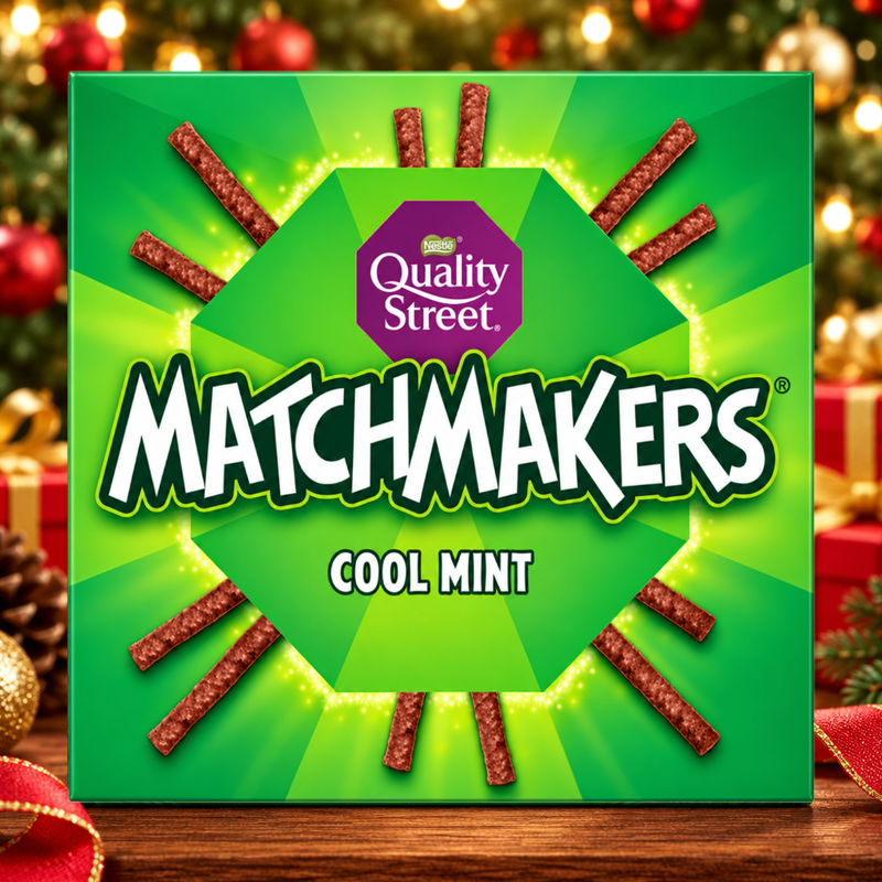 Nestle Quality Street Matchmakers Cool Mint Chocolate Gift Box 110g